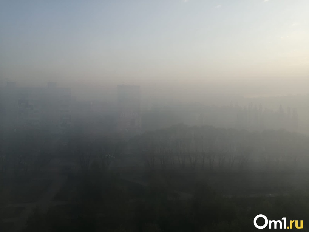 Ничего не видно и нечем дышать! Омские Нефтяники заволокло дымом