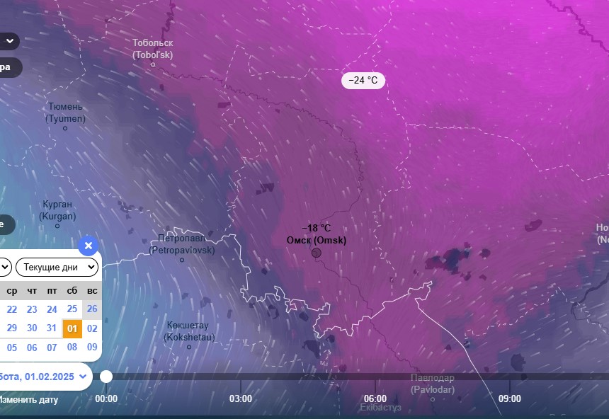 Вторая волна морозов накроет Омск в начале февраля