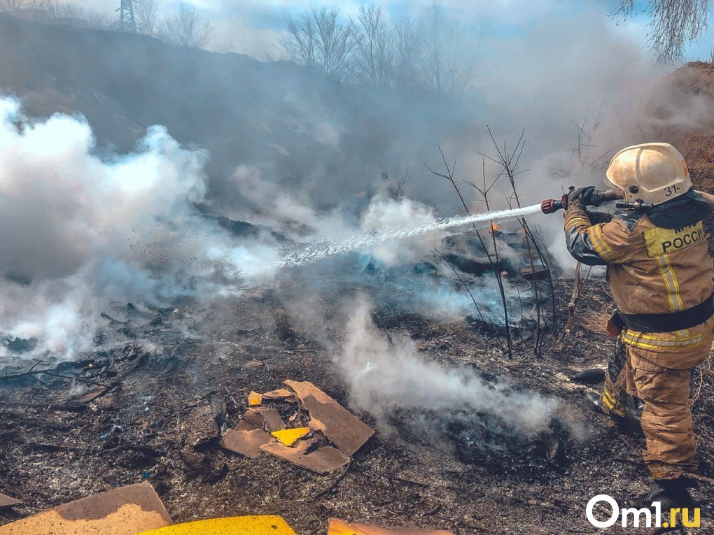 В Омской области резко возросло количество пожаров