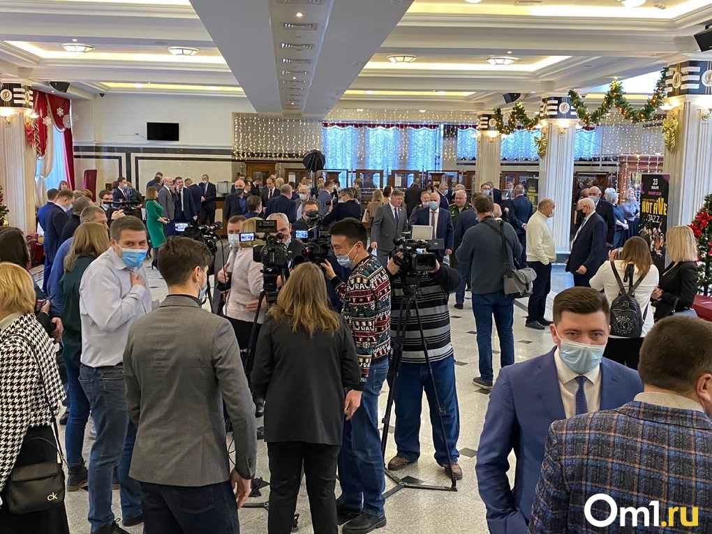 В Омске прошла инаугурация мэра Сергея Шелеста: фоторепортаж
