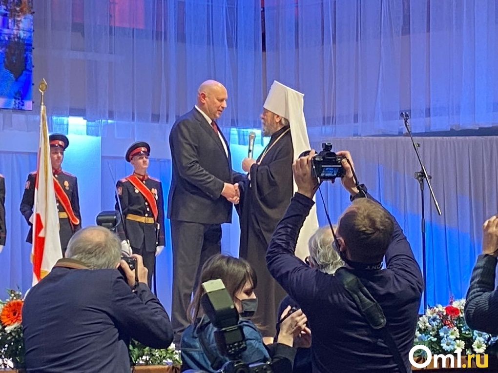 В Омске прошла инаугурация мэра Сергея Шелеста: фоторепортаж