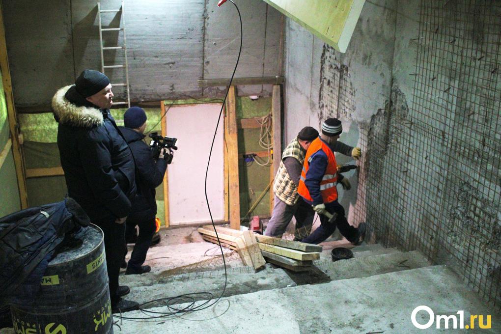 Омичам рассказали, как ремонтируют подземный переход у «Маяковского»