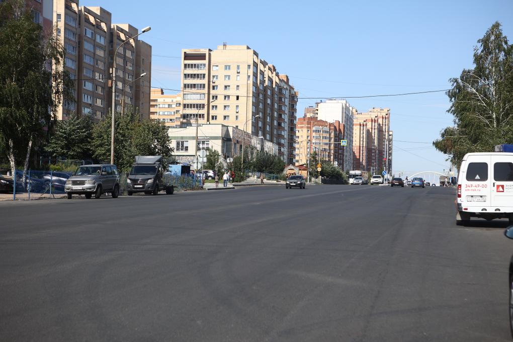 В Новосибирске ремонт улицы Тюленина вышел на финишную прямую