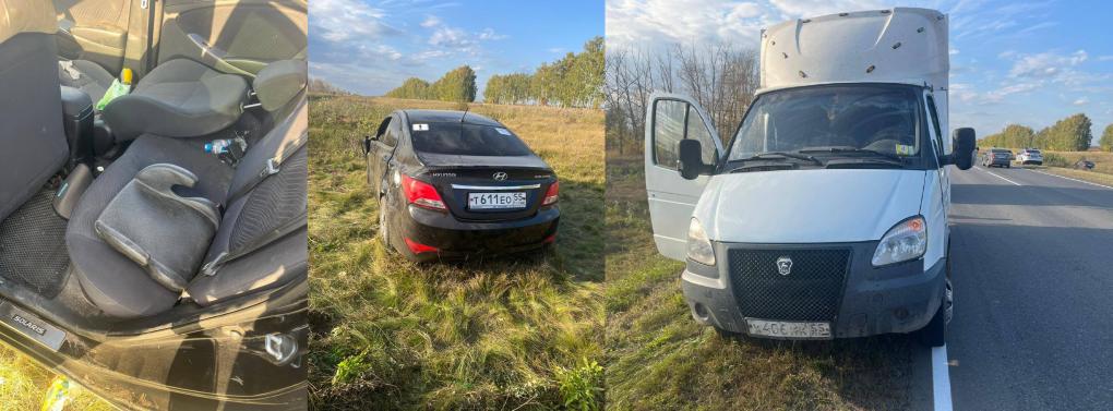 В ДТП на омской трассе пострадали четыре человека. Трое из них — дети
