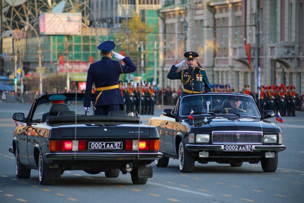 Первая репетиция Парада Победы прошла в Новосибирске. ФОТО