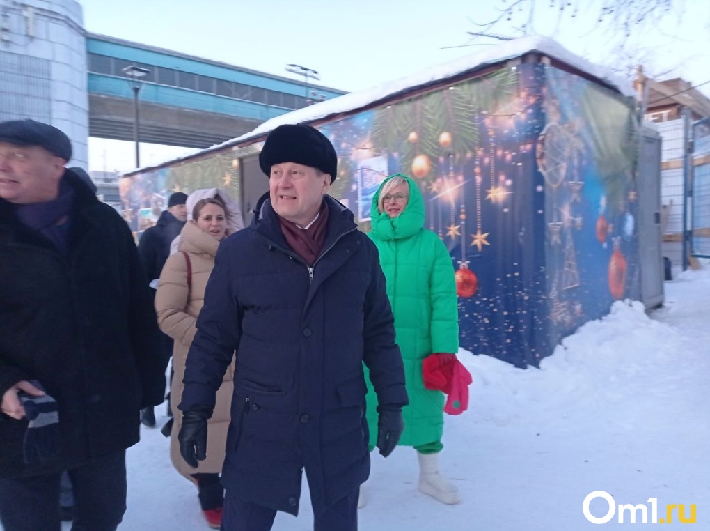 Ледовый городок открыли в Новосибирске 29 декабря