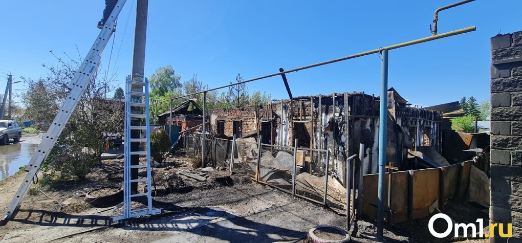 Детей выносили через окна: страшный пожар уничтожил три дома под Новосибирском. ФОТО