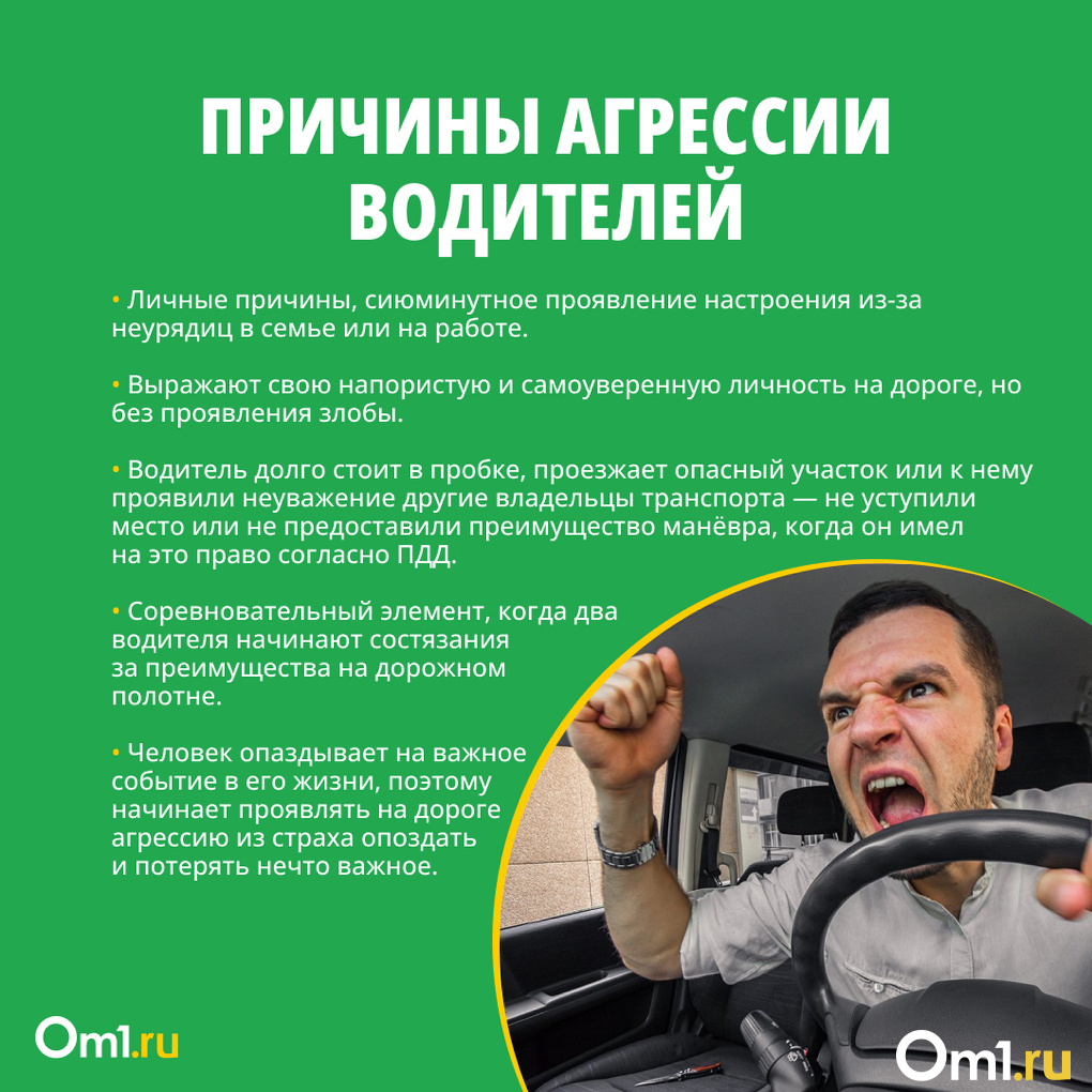 Как новосибирцам вести себя с агрессивными водителями — рекомендации психолога