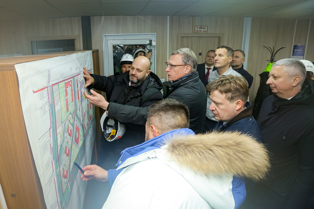 Губернатор оценил темпы строительства микрорайона «Зеленая Река»
