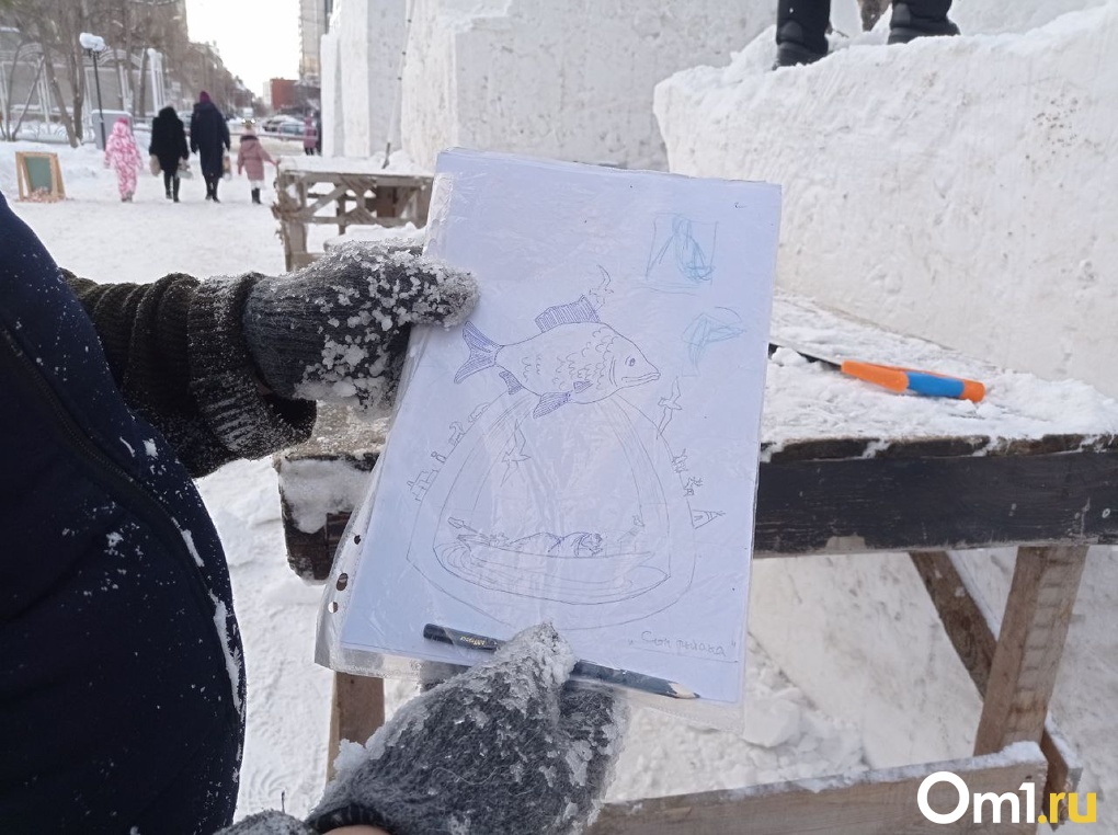 Фестиваль снежных скульптур стартовал в Новосибирске. ФОТО