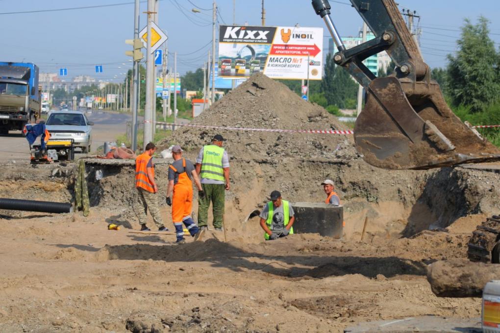 В Омске полным ходом идёт реконструкция бульвара Архитекторов