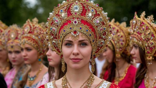 Путин отметил возрождение кокошников: стилист объяснила тренд на русскость в моде