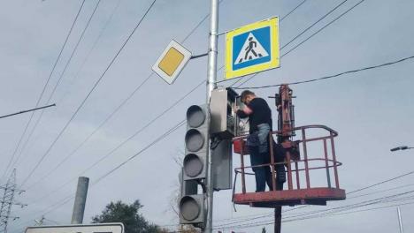 В Омске появились новые светофоры на пересечении улиц Мельничной и Казахстанских