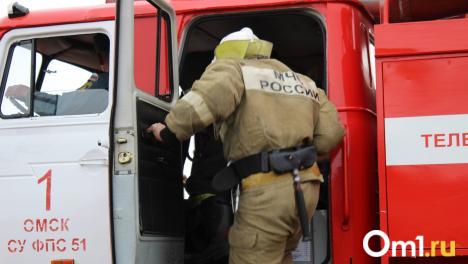 В Омске из-за обогревателя загорелась квартира: пожарным пришлось ломать двери