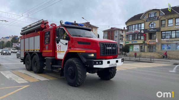 В Омской области начался лесной пожар