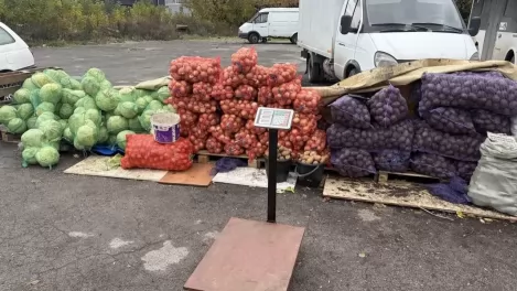 В Новосибирске у нелегальных торговцев изъяли почти восемь тонн овощей