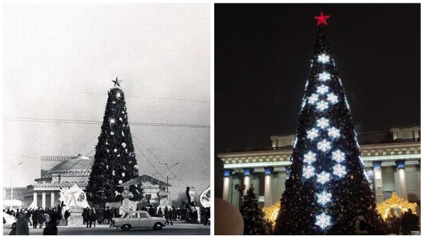 Гуляния, горки, ёлки: как выглядел новогодний Новосибирск в СССР — фотоархив горожан