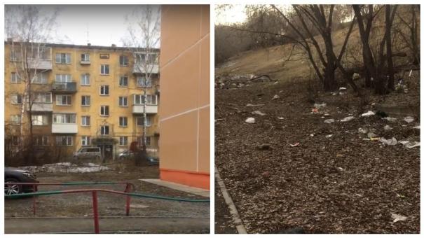 Станиславский микрорайон утопает в грязи: новосибирцы жалуются на плохую уборку у детского сада