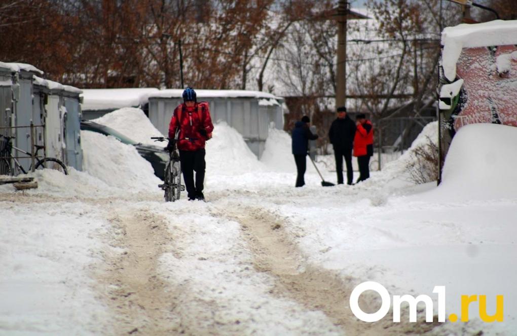 «Здесь была лестница»: репортаж из заснеженного Омска