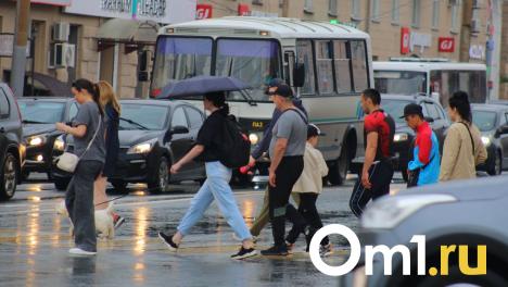 Рабочая неделя в Омске начнётся с сильных дождей и гроз