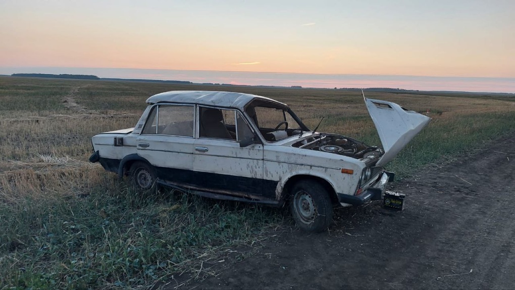 Омич катался пьяным по полям и угодил в больницу