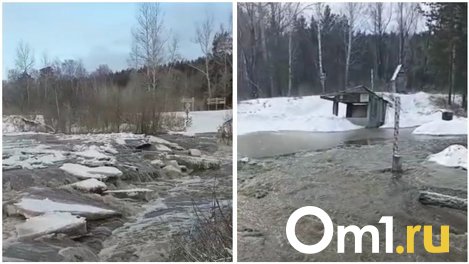 Жители Новосибирской области оказались в изоляции из-за смыва моста