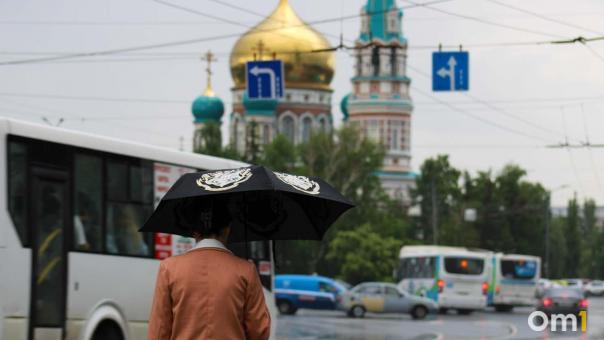 Омск накроет череда дождливых дней