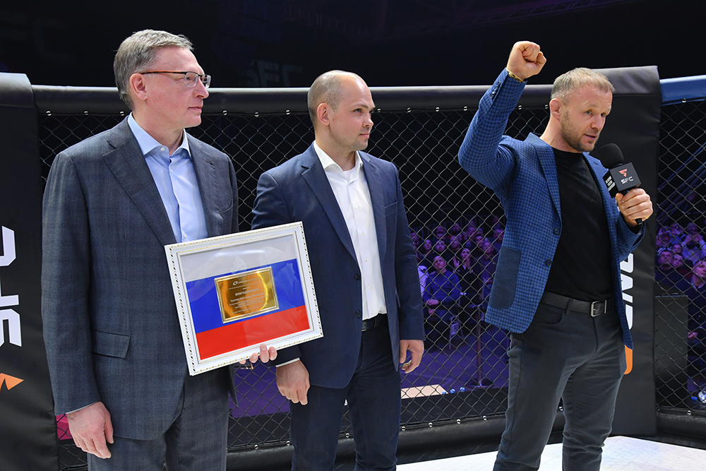 «Ещё один спортивный бренд»: губернатор Омской области открыл турнир Shlemenko Fighting Championship