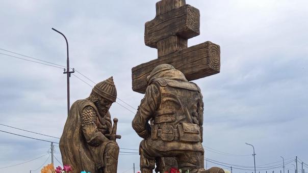 В Чике открыли мемориал «Воинство Христово»: в посёлке увековечили память 80 героев