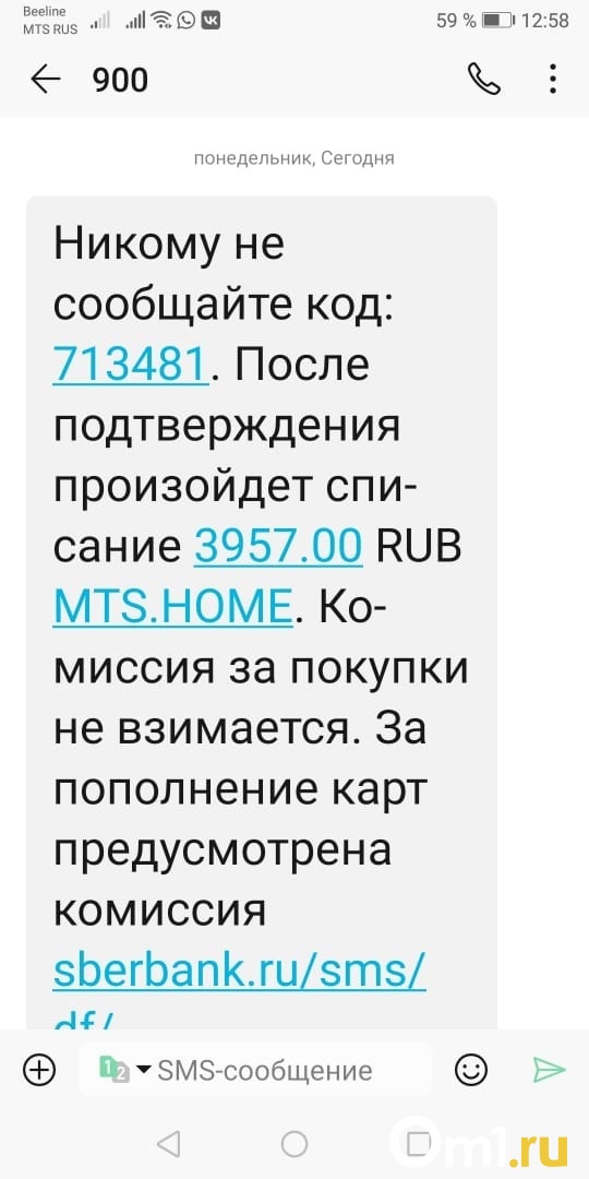 «У вас долг в 158 рублей»: омские мошенники пытаются снова обогатиться