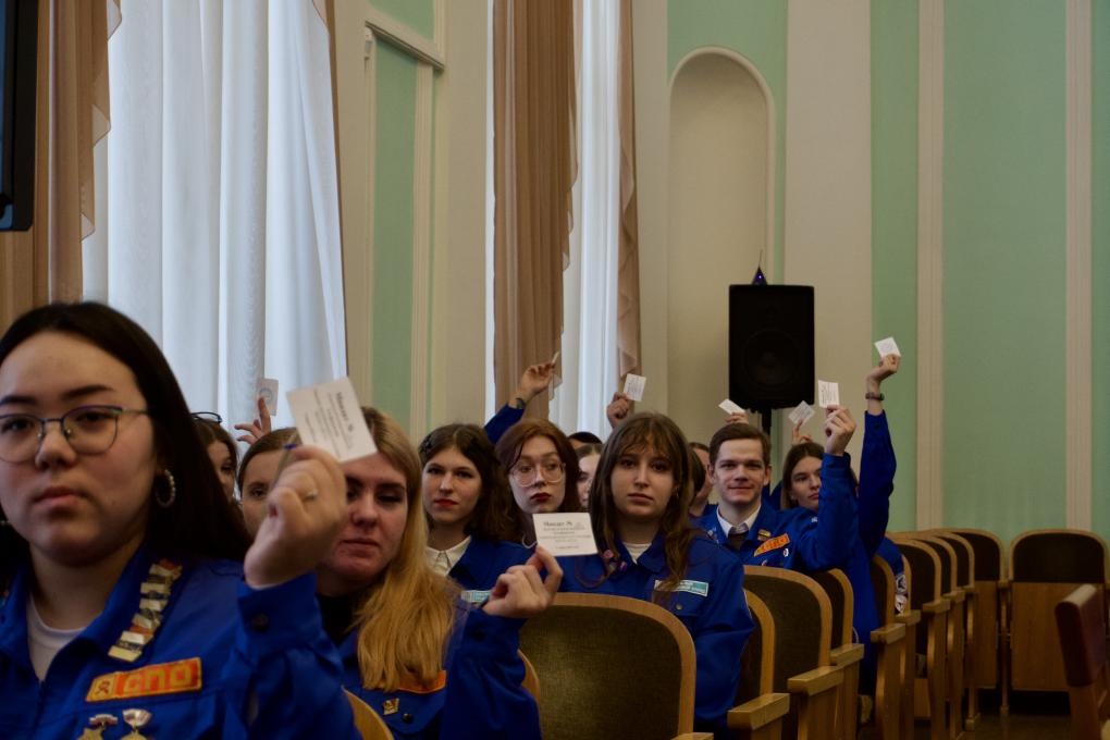 Омский областной студенческий отряд избрал руководителей на 2025 год