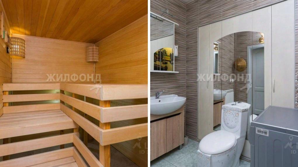 Под Новосибирском за 30 миллионов продают элитный особняк с камином и прудом