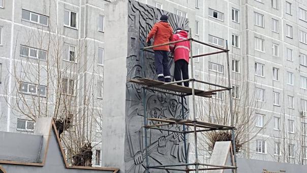 В Омске начался ремонт памятников Великой Отечественной войны