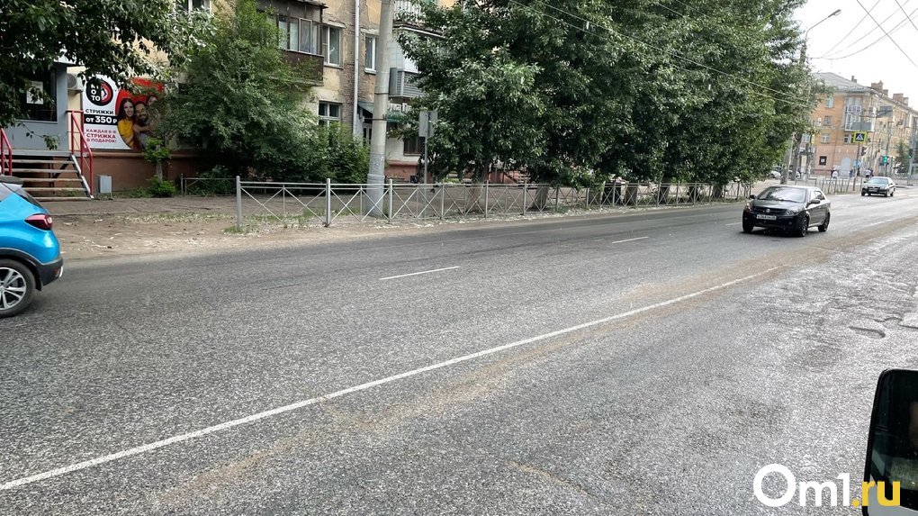 В Омске во время знойной жары пошёл дождь