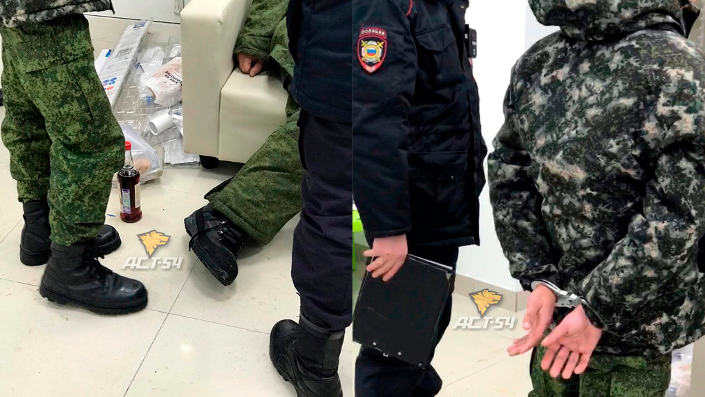 Двое пьяных мужчин в камуфляже разгромили салон оптики в Новосибирске