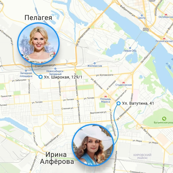 Где жили знаменитости из Новосибирска до прихода славы? Инфографика