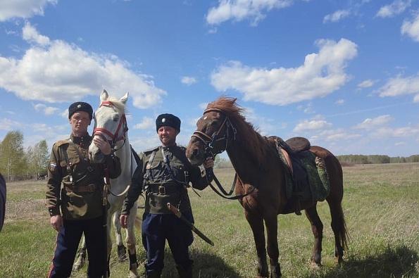 На прошлой неделе Омский муниципальный район встретил участников конного перехода в Монголию