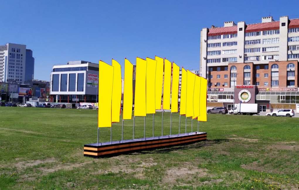 Омские улицы украсят ко Дню города на 2 миллиона рублей